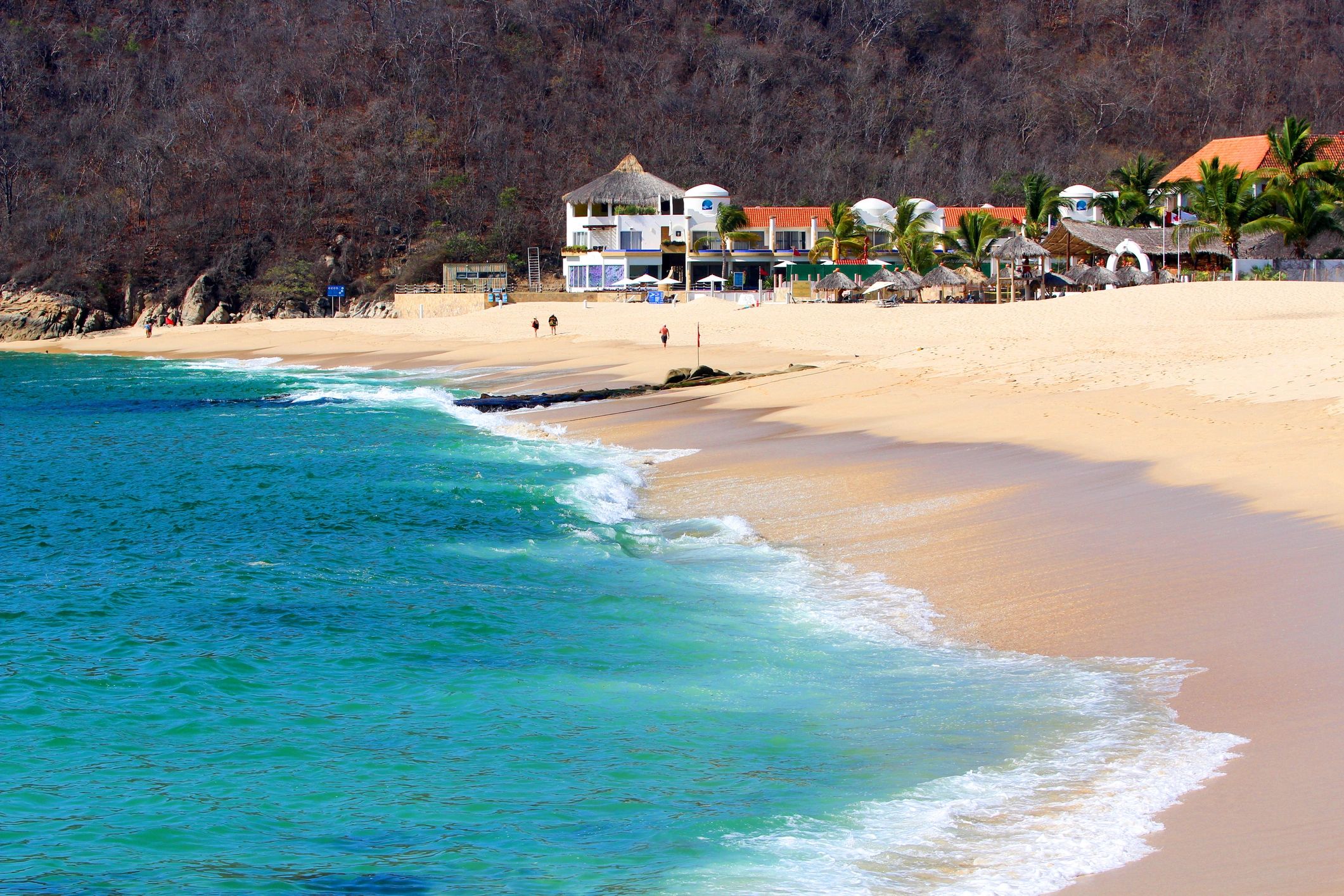Sunny coastal destination in Mexico